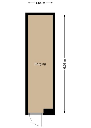 Plattegrond - Europalaan 14B, 5623 LJ Eindhoven - Berging - 2D.jpg